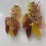 Designer Adolfo Dominiquez Perspex Earrings Image 2