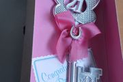 Vintage 21st birthday key