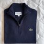 Lacoste Sport Navy Quarter Zip Image 2