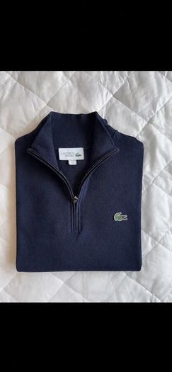 Lacoste Sport Navy Quarter Zip
