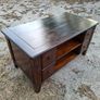 Solid wood tv console coffee table Image 3