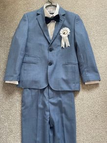 Blue communion suit