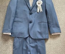 Blue communion suit