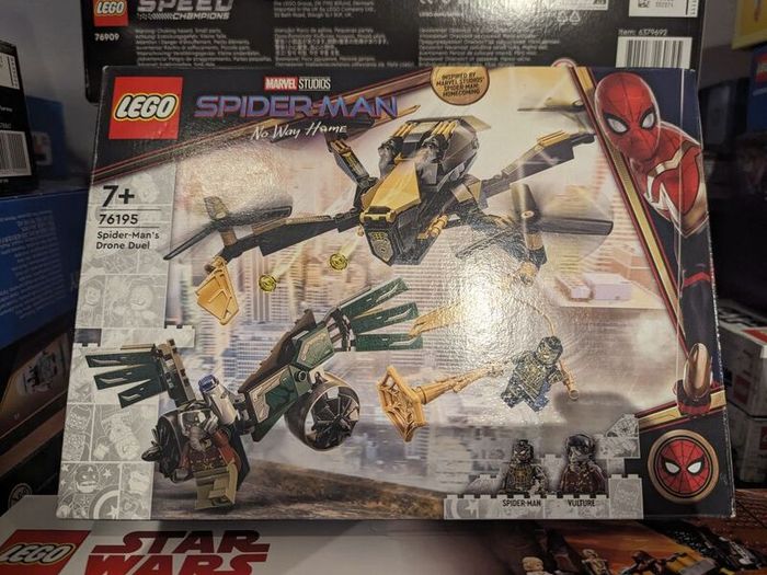 Join the Epic Spider-Man Drone Duel: LEGO 76195 Super Heroes Set