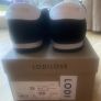Lodi Love black fabric and suede trainer Image 2