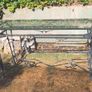 Garden table with glass top Image 4