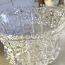 Rare find Bohemia Czech Crystal Hand cut 8" Bowl Queen Lace Image 8