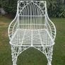 Ornate Antique-Style Gothic Wirework Garden Set (Table & Chairs) Image 3