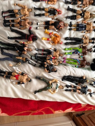 wwe 50 wrestlers action figure lot