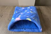 Large Guinea pig tunnel wired - blue moons and stars