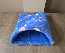 Large Guinea pig tunnel wired - blue moons and stars