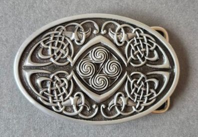 Belt buckle, celtic design.