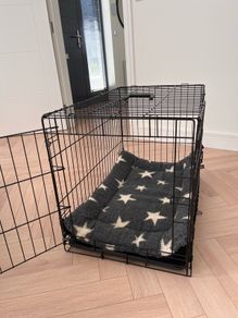 Medium Dog Crate + Dog Bed - Like New
