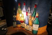 Unique French glass wave lamp