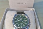 Seiko 5 automatic military watch