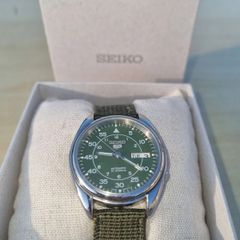 Seiko 5 automatic military watch