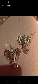 indian elephant head earrings