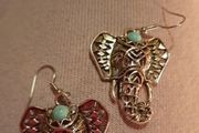 indian elephant head earrings