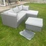 patio sofa, footstool, cushions & cover Image 3