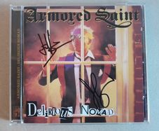 Armored Saint signed CD Delirious Nomad Metal