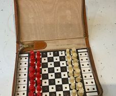 Vintage Travelling Chess Set