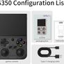 Retro Game Console,Linux System RK3326 G350 Handheld Game Console Built-in 64G TF Card 4371 Games,3.5-inch IPS Screen, WiFi, Bluetooth 4.2, HDMI Output, 3200mAh Battery Image 3