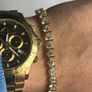 14k Cubic Zirconia tennis bracelet Image 9