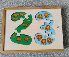 Wooden Number Puzzle
