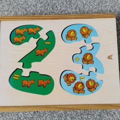 Wooden Number Puzzle
