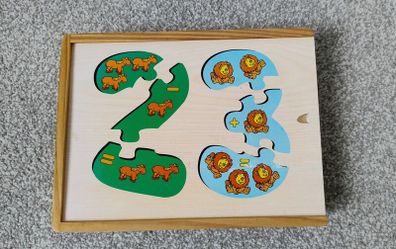 Wooden Number Puzzle