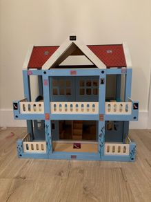 Wooden doll house