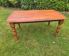 Farmhouse style dining table