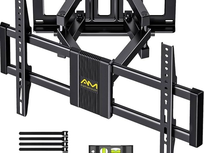 SALE | TV Wall Bracket for Most 37 to 75 Inch 4K LED & OLED TVs up to 45kg, TV Bracket with Dual Articulating Arms, Swivel, Extension & Tilt, TV Wall Mount with Max VESA 600x400mm