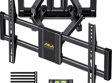 SALE | TV Wall Bracket for Most 37 to 75 Inch 4K LED & OLED TVs up to 45kg, TV Bracket with Dual Articulating Arms, Swivel, Extension & Tilt, TV Wall Mount with Max VESA 600x400mm