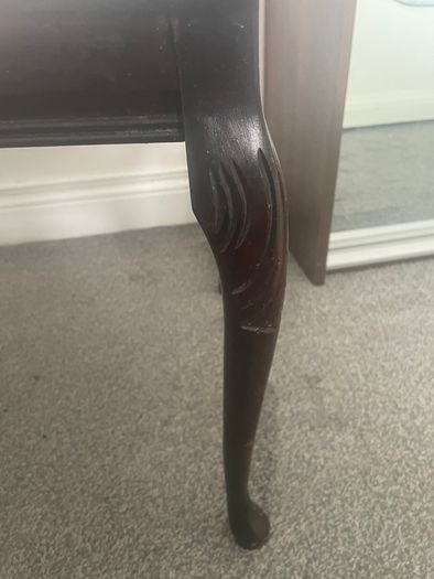 Coffee table - Queen Anne style mahogany
