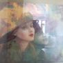 Framed Lady in Green Print Image 3