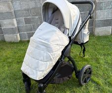 Leather 2 set pram