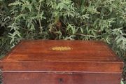 Sheraton Revival Large Mahogany Tea Caddy(Circa 1850)