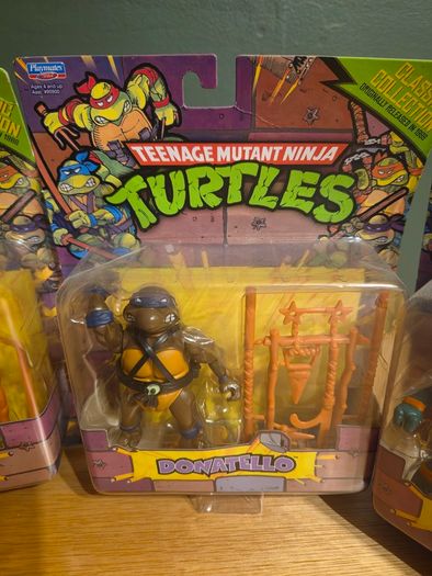 TMNT Ninja Turtles Classic Collection 2013 Complete Set of 4 Sealed Playmates