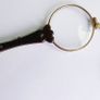 Victorian Rolled Gold Lorgnette: Flip Up Spectacles, Theatre Glasses Image 4
