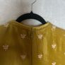 Other Stories Embroidered Mini Dress Sz 10UK 6US Gold Shiny Party Floral Image 8
