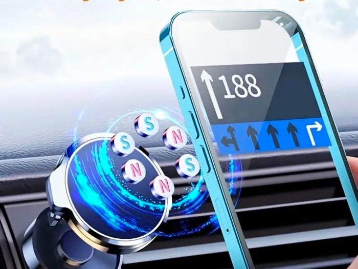 Magnetic car phone holder 720