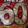 60th Birthday Decorations, Buntings , Candles, Badge , Balloon Weight Image 2