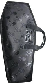Mad Catz Stick And Mic Coffin Skull Case ukulele Guitar Hero Xbox Carry Case