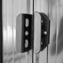 Garden Storage Shed Grey Metal 257x205x178 cm Image 5
