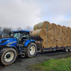 Straw square and round