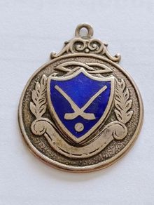 Vintage Silver enameled Hurling GAA medal 1955 M Roche Jewellers Cork see all photos FREE STANDARD POSTAGE INCLUDED