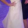 Mori Lee 2105 Wedding Dress, Strapless Slim A-line with Chapel Train Image 2