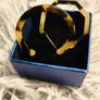 Tortoiseshell Acrylic Hoop Earrings  Geometric Resin Studs for Women Image 3