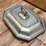 Silver Plated Covered Harrison Bros & Howson Alpha Vintage Entree Serving Dish and Cover Silverplate Sheffield England Antique Collectable Retro Image 2
